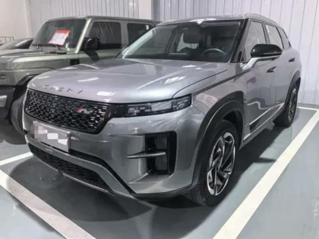 Grey Chery SUV parked indoors