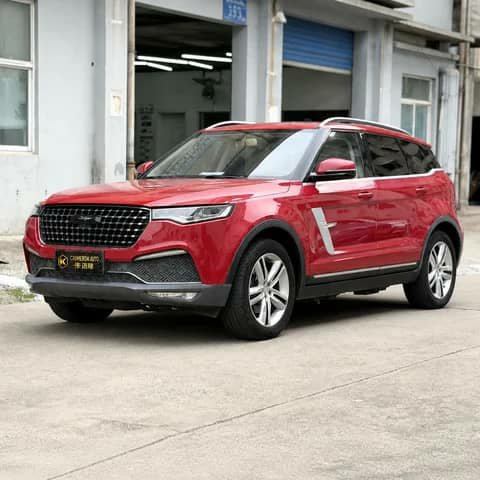 Red Haval SUV parked outdoors
