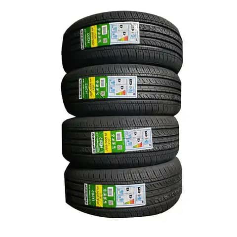 Stack of four Kapsen RS01 tyres with labels